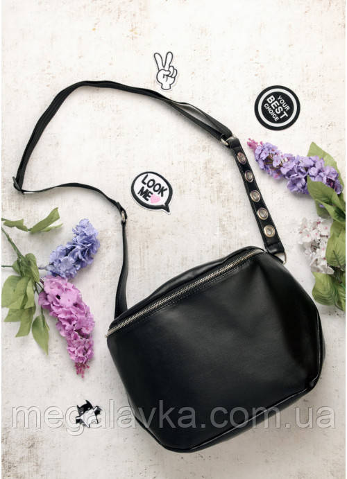 Жіноча сумка Sambag Milano SZS black — MegaLavka