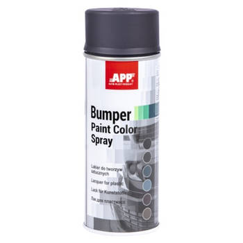 Бамперна аерозольна автоемаль APP Bumper Paint Color Spray Сіра 400 мл