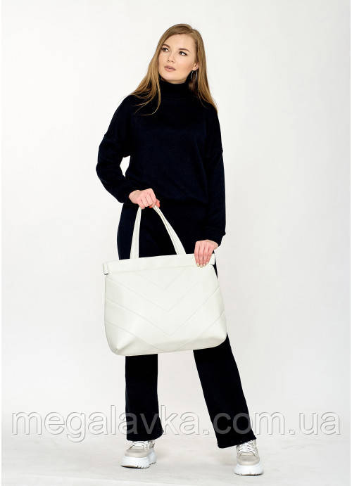 Сумка Sambag Shopper Tote 0RN білий - MegaLavka