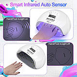 Професійна ультрафіолетова лампа для манікюру гель лаку SUN X5 UV+LED Nail Lamp, фото 5