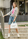 Жіноча спортивна сумка Sambag Vogue BKS білий - MegaLavka, фото 2