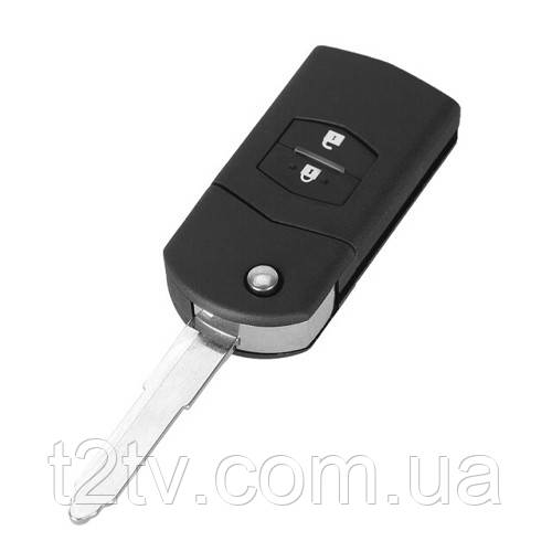 Викидний ключ, корпус під чіп, 2кн, Mazda, фото 1