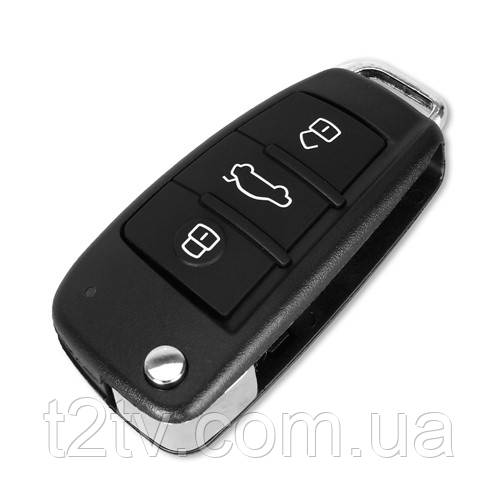 Викидний ключ, корпус під чіп, 3кн, Audi, без леза, фото 1