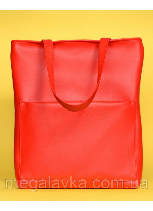 Сумка Sambag Shopper Tote SEN червона — MegaLavka