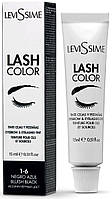 Краска для бровей и ресниц Lash Color LeviSsime иссиня-черная / 1-6 Левиссим