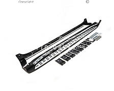 Бічні підніжки аналог Kia Sportage 2016-2019