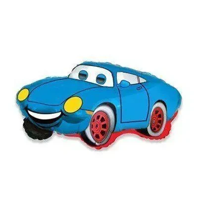 Фольгована кулька Б/Ф "Машина тачка" синя