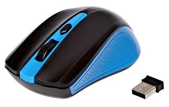 Безпровідна оптична мишка миша UKC 211 Blue