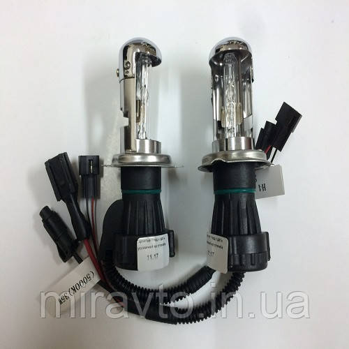 Лампа Ксенон H4 5000K 35W (АС) +шторка "FANTOM" FT Bulb (2шт)