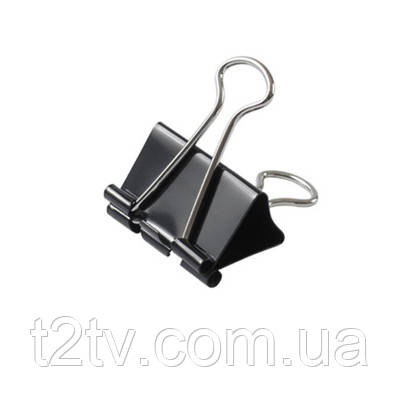 Біндер металевий Axent 41мм, 12шт, black (4404-A), фото 1