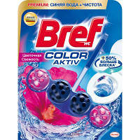 Популярний! Туалетний блок Bref Кольорова вода Квіткова свіжість 50 г (9000101350746) - Краща якість тільки на Nukleon.com.ua