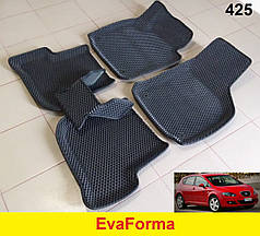 3D килимки EvaForma на Seat Leon 2 '05-12, килимки ЕВА