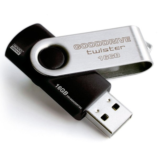 USB флеш накопичувач 16GB GOODRAM Twister USB2.0 (UTS2-0160B0R11)