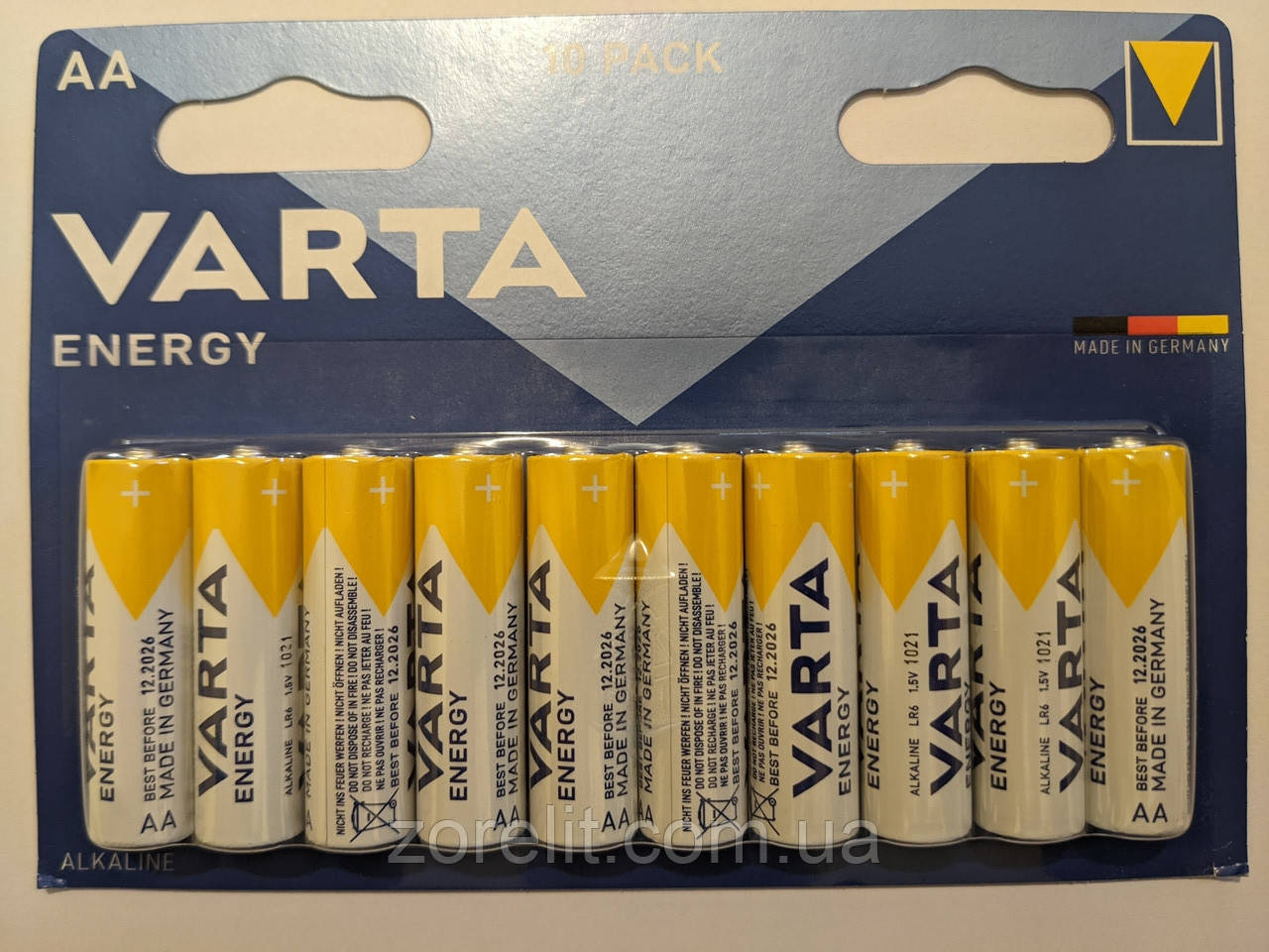 Батарейка Varta LR6 (паковання10 шт.) ціна за одну батарейку