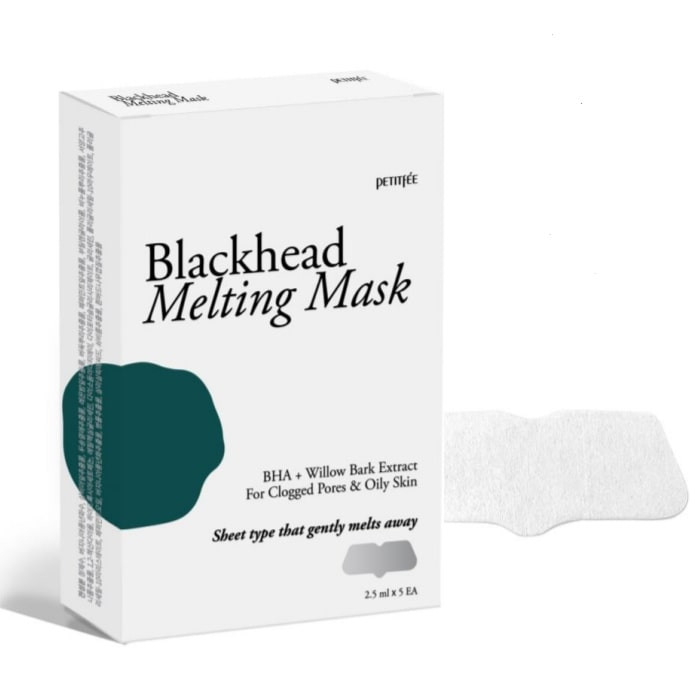 Маска для носа, що тане, проти чорних цяток Petitfee Blackhead Melting Mask — 5 шт.