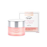 Нічна маска для губ з вітаміном Е й олією камелії Petitfee Oil Blossom Lip Mask 15 g