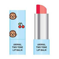 Двоколірний бальзам для губ Skin79 Animal Two-Tone Lip Balm Cherry Monkey 3.8 g (Сок придатності: до 15.05.2022)