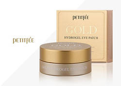 Гідрогелеві патчі для очей із золотим комплексом +5 — Petitfee Gold Hydrogel Eye Patch 60 шт.