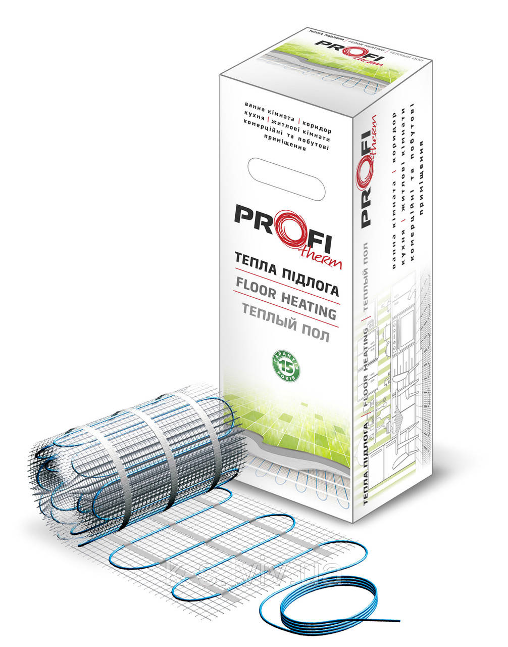 Двожильний нагрівальний мат Профітерм (ProfiTherm) 150/9.0, фото 1