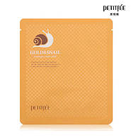 Гідрогелева маска для обличчя із золотом і равликом Petitfee Gold & Snail Hydrogel Mask 30 g — 1 шт.