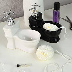 Дозатор для рідкого мила "Toilet" (2 предмети в наборі)