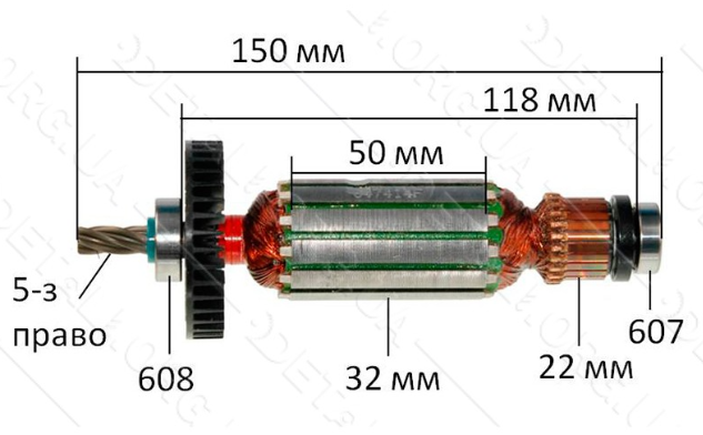 Якір дриль Makita DP4011 оригінал