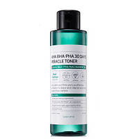 Кислотный тонер для проблемной кожи SOME BY MI AHA.BHA.PHA 30 Days Miracle Toner 150ml