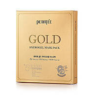 Гидрогелевая маска для лица с золотым комплексом +5 Petitfee Gold Hydrogel Mask Pack +5 golden complex - 5шт