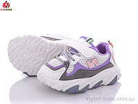 Детская спортивная обувь оптом. Детские кроссовки 2022 бренда Солнце - Kimbo-o для девочек (рр. с 21 по 26)