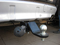 Фаркоп Citroen C-Crosser 2007-2012 (Сітроен С Кросер) без зняття бампера Американська вставка під квадрат