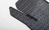 Гумові килимки Фіат Добло 2 (комплект килимків у салон Fiat Doblo 2 шт.), фото 2