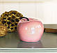 Декоративне яблуко кераміка рожевий һ8см 1014898-1Р, фото 2