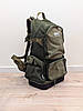Рюкзак Golden Catch (GC) зелений, ортопедичний, вологостійкий (50л, 28х38х60 см, хакі, болотяний), фото 3