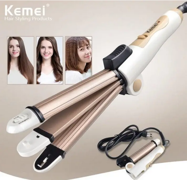 Стайлер багатофункціональний для волосся 3 в 1 Kemei KM-8851
