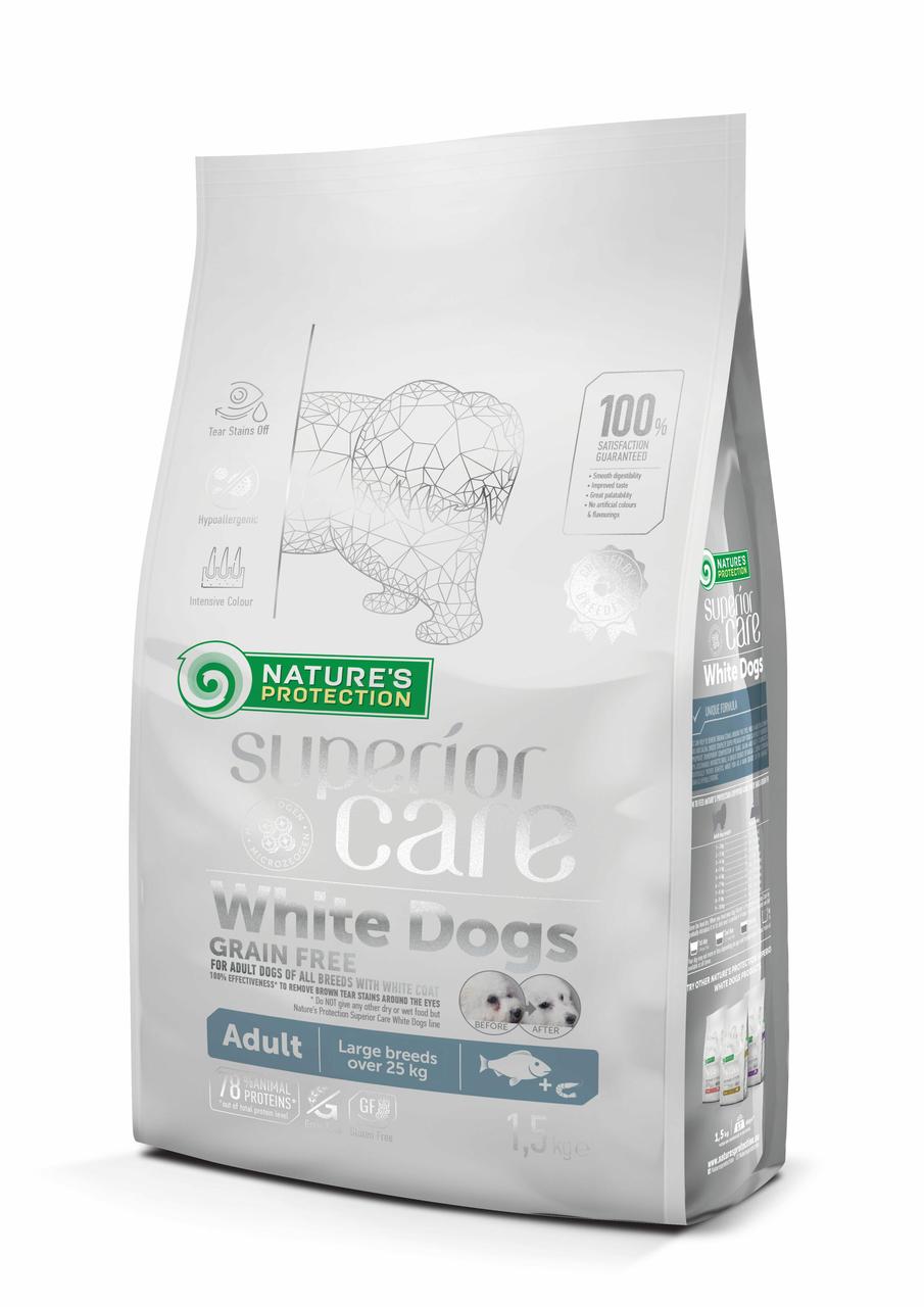 Superior Care White Dogs Grain Free White Fish Adult Large Breeds 10kg
