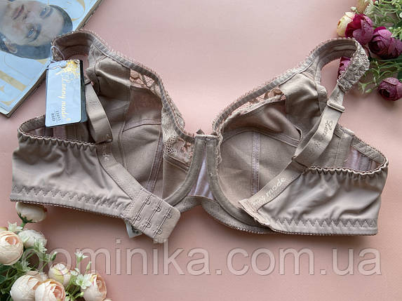 80D Пудровий бюстгальтер на чашку D без поролону, фото 3