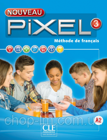 Pixel Nouveau 3 Livre de l'élève + DVD-ROM (Schmitt S.) / Підручник з французької мови, фото 1