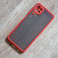Матовий чохол Totu Case для Samsung Galaxy A12 (sm-a125) | TPU + PC | червоний