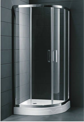Душова кабіна напівкругла Italian Style Fonte M392ОG 90x90x185 коричнева, фото 2
