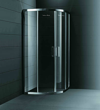 Душова кабіна напівкругла Italian Style Fonte M392ОG 90x90x185 коричнева, фото 2