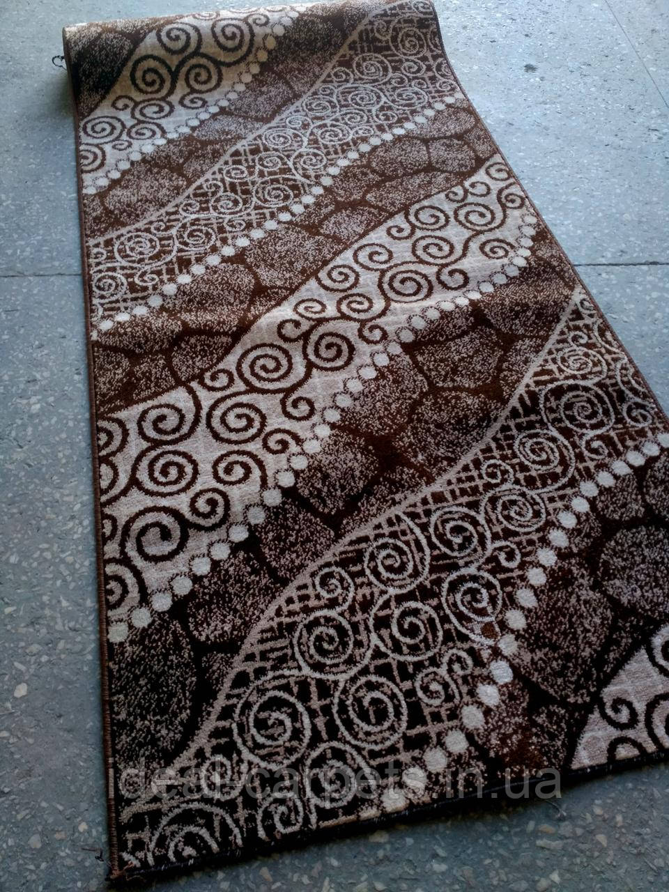 Доріжка на відріз 0350  Brown Короткий ворс  0.8м, 1м, 1.3м, 1.8м, 2м