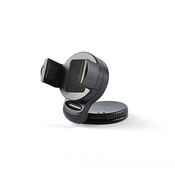 Автотримач для телефону "Відкидна ніжка "MINI B на присоску 360° black