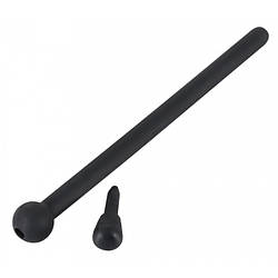 Уретральний стимулятор — Penis Plug Piss Play with stopper, 11,8х0,7 см.