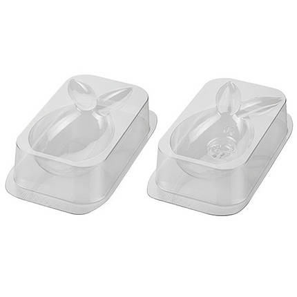 Форма для шоколаду полікарбонатна Кролик Silikomart (LUCKY BUNNY), фото 2