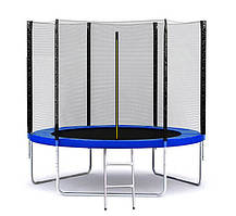 Батут SkyJump 252 см з захисною сіткою, Батут садовий для дітей і дорослих  (NEOS)