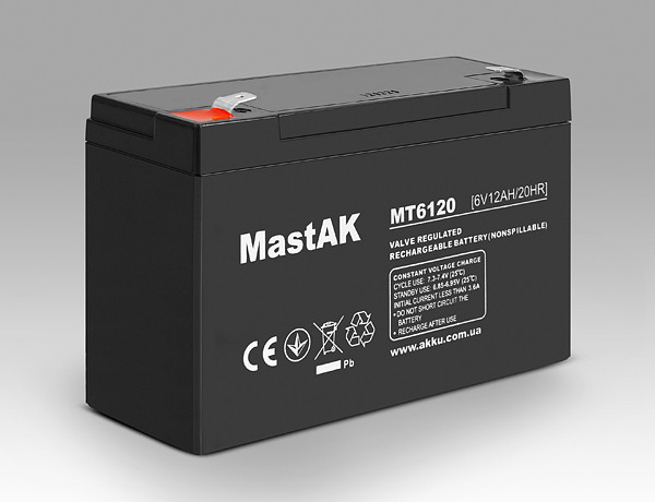 Акумулятор MastAK MT6140( 6v 14Ah)