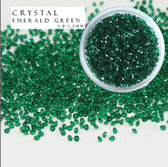 Хрустальна крихта, кристал піксі, Crystal Pixie, 100 шт./утизумруд