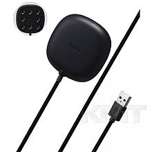 Baseus (WXXP/ WXXB-02) Suction Cup Wireless Charger — Black