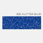 Термопленка Poli-Tape POLI-FLEX IMAGE GLITTER 436 BLUE ( синий глиттер )