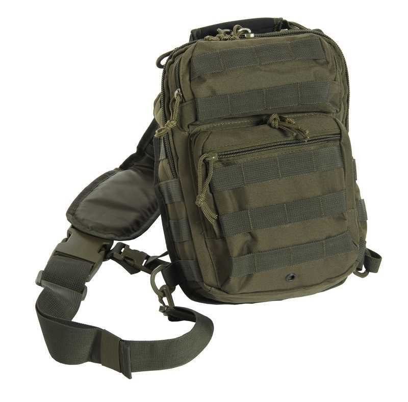 Рюкзак однолямочный олива ONE STRAP ASSAULT Mil-Tec, 14059101 - фото 1 - id-p256560718